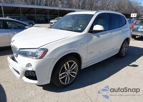 2016 BMW X3 xDrive28I z USA, uszkodzony, nr VIN 5UXWX9C59G0D64737